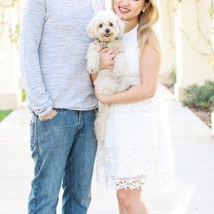 White Halter Neck Sheer Flower Lace Dress